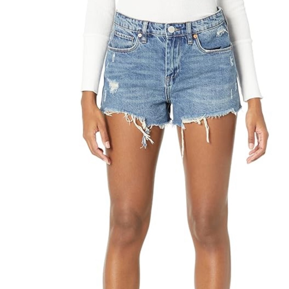 NWT BlankNYC Revolve The Barrow High Rise vintage jean shorts women size 24